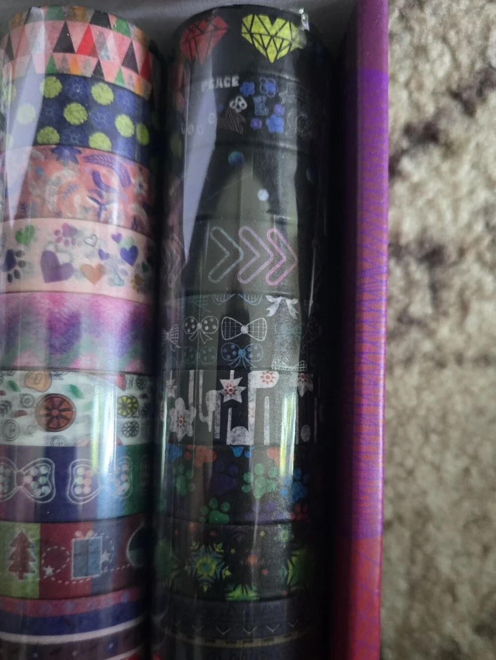 Washi Tape Pack - Cool Colors, Cool Life - Purple and Pink